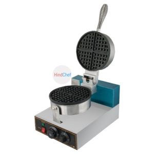 Round Belgian waffle machine