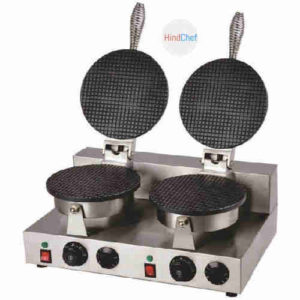 Double waffle maker