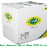 Deep freezer glass top (225 liters)