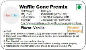 Waffle Cone premix