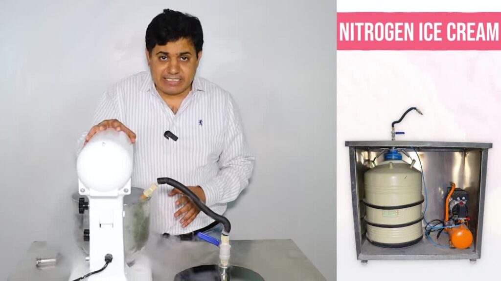 Liquid Nitrogen Ice Cream Machine Automatic